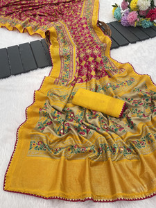 VIYONA FAB Printed Bollywood Art Silk Saree