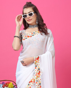 niseful Printed Bollywood Georgette Saree