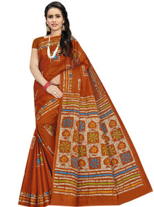 TAMAIRA FASHION Printed Daily Wear Pure Cotton Saree