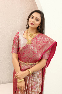 Tankori Woven Kanjivaram Tissue Saree