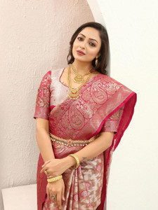 Tankori Woven Kanjivaram Tissue Saree