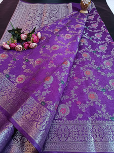 Tahira creation Woven Banarasi Georgette Saree