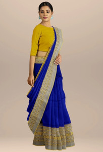 Bhadra Shopping Store Woven Bhagalpuri Handloom Cotton Blend Saree