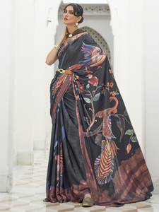 Sareemall Digital Print Daily Wear Crepe Saree
