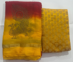 Xclusive Designer Embellished Bollywood Chiffon Saree