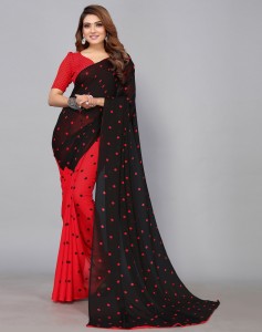 Newly Design Scripet in White Base 3Ply Silk Saree with Black & Red  Combination in Kolkata at best price by Sampurna Boutique & Fashion -  Justdial