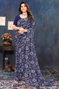SHUBHSWAR Printed Daily Wear Georgette Saree