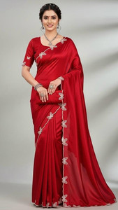 Koladiya Trendz Solid/Plain Bollywood Art Silk Saree