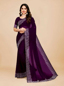 niharfab Embellished Bollywood Georgette Saree