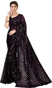 G JELLY FASHION TREE Embellished, Embroidered Bollywood Georgette Saree