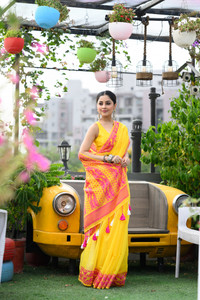 RUPANJALI Woven Jamdani Pure Cotton, Cotton Blend Saree