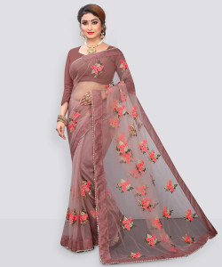 PATLANI STYLE Embroidered Bollywood Net Saree