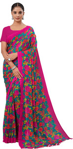 Kanooda Prints Printed Daily Wear Georgette Saree