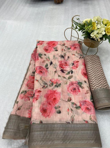 SPOTXY Self Design Kanjivaram Pure Cotton, Cotton Silk Saree