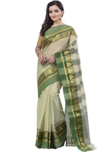 Ruuprekha Printed Tant Pure Cotton Saree