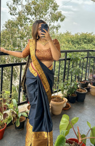 BHULAX Self Design Banarasi Jacquard, Art Silk Saree