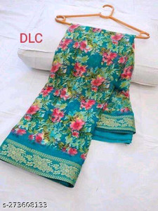 Dhanlaxmi CreationLLP Floral Print, Digital Print Daily Wear Georgette Saree