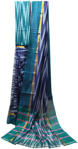 Ivikta Printed Ikkat Pure Cotton Saree