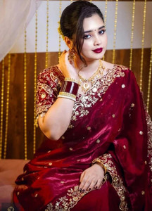 Kedar Fab Embroidered Bollywood Pure Silk Saree