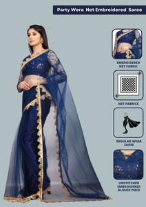 Yashvi Designer Embellished Bollywood Net Saree
