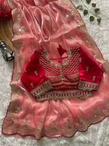 Sucikarman Embellished Bollywood Brasso Saree