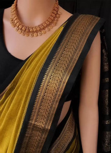 KREZVI Self Design, Printed, Striped, Embroidered, Woven, Floral Print Kanjivaram Jacquard, Pure Silk Saree