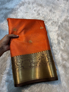 STAR SILK Woven Banarasi Muslin, Art Silk Saree