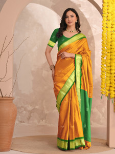 Piyora Woven Paithani Cotton Silk Saree