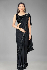 Dharma Embellished Bollywood Silk Blend Saree