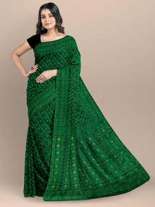 cloud vastra Woven Jamdani Cotton Blend Saree