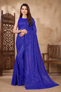 b bella creation Self Design Bollywood Georgette Saree