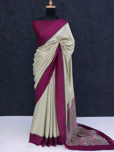 SimSim Trendz Printed Daily Wear Polyester Saree