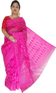 Mayabi Woven Jamdani Cotton Silk Saree