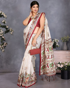 YASHIKA Printed Daily Wear Art Silk Saree
