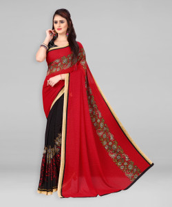 kashvi sarees Printed Daily Wear Georgette Saree