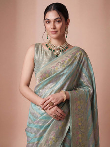 Tasrika Woven Banarasi Organza Saree
