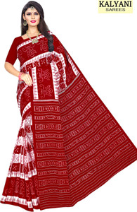 Kalyani Sarees Printed Sambalpuri Pure Cotton Saree
