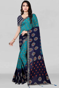 Leelavati Floral Print Bollywood Georgette Saree
