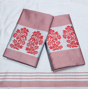 kamdar Woven Mekhela Chador Art Silk Saree