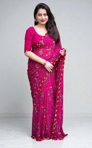 Shatrunjaya Printed Bollywood Georgette Saree