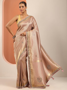 LIBAS Woven Daily Wear Silk Blend Saree