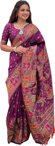 Tasrika Woven Paithani Silk Blend Saree