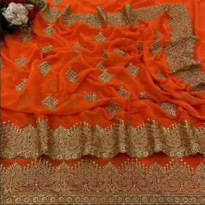 jiyanshi Embroidered Bollywood Georgette Saree