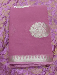 Swarne Temple Border Bollywood Georgette Saree