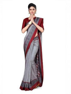 SimSim Trendz Printed, Paisley, Geometric Print Daily Wear Polyester Saree