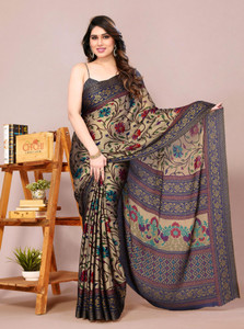 MIRCHI FASHION Printed, Floral Print Daily Wear Chiffon, Georgette Saree