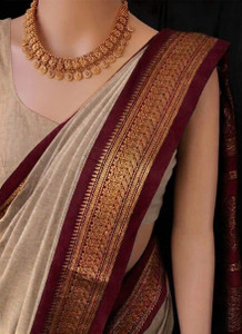 SuperLaxmi Woven Banarasi Cotton Blend Saree