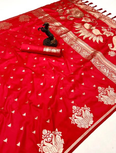 WOMENELEGENCE Woven Paithani Pure Silk Saree