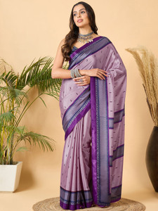 Dori Printed Daily Wear Crepe, Silk Blend Saree