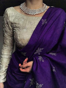 STYLE BLOOM Printed Bollywood Muslin Saree